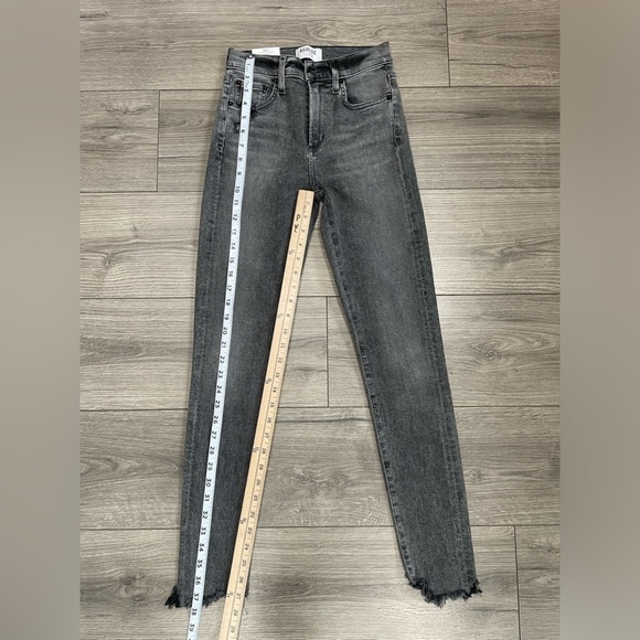 AGOLDE Sophie Hi Rise Destroyed Raw Skinny Jean 24 NEW - Picture 3 of 9